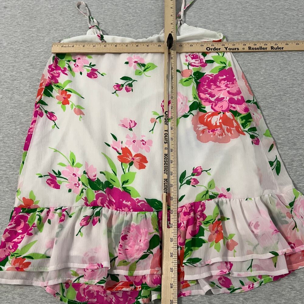 Abercrombie & Fitch Baby Doll Floral Mini Slip Dress Size Small Floral Feminine - Picture 9 of 12
